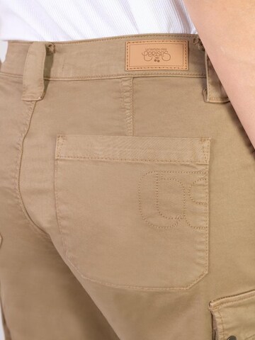 Regular Pantalon cargo Le Temps Des Cerises en beige
