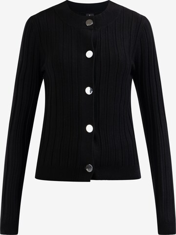 DreiMaster Klassik Knit cardigan in Black: front