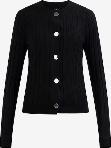 DreiMaster Klassik Knit cardigan in Black: front