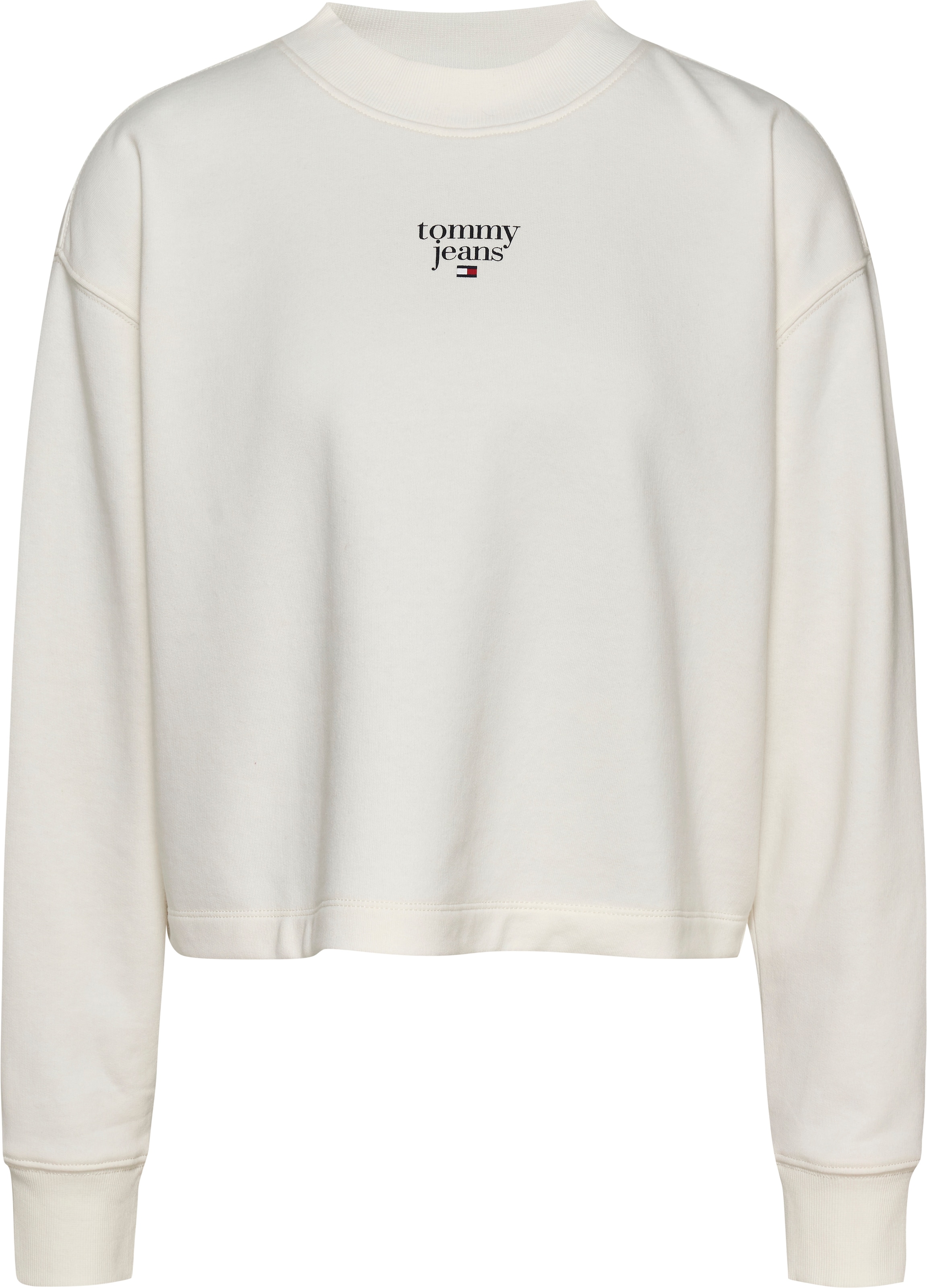 Tommy Jeans Curve Sweatshirt in Weiß: Vorderseite