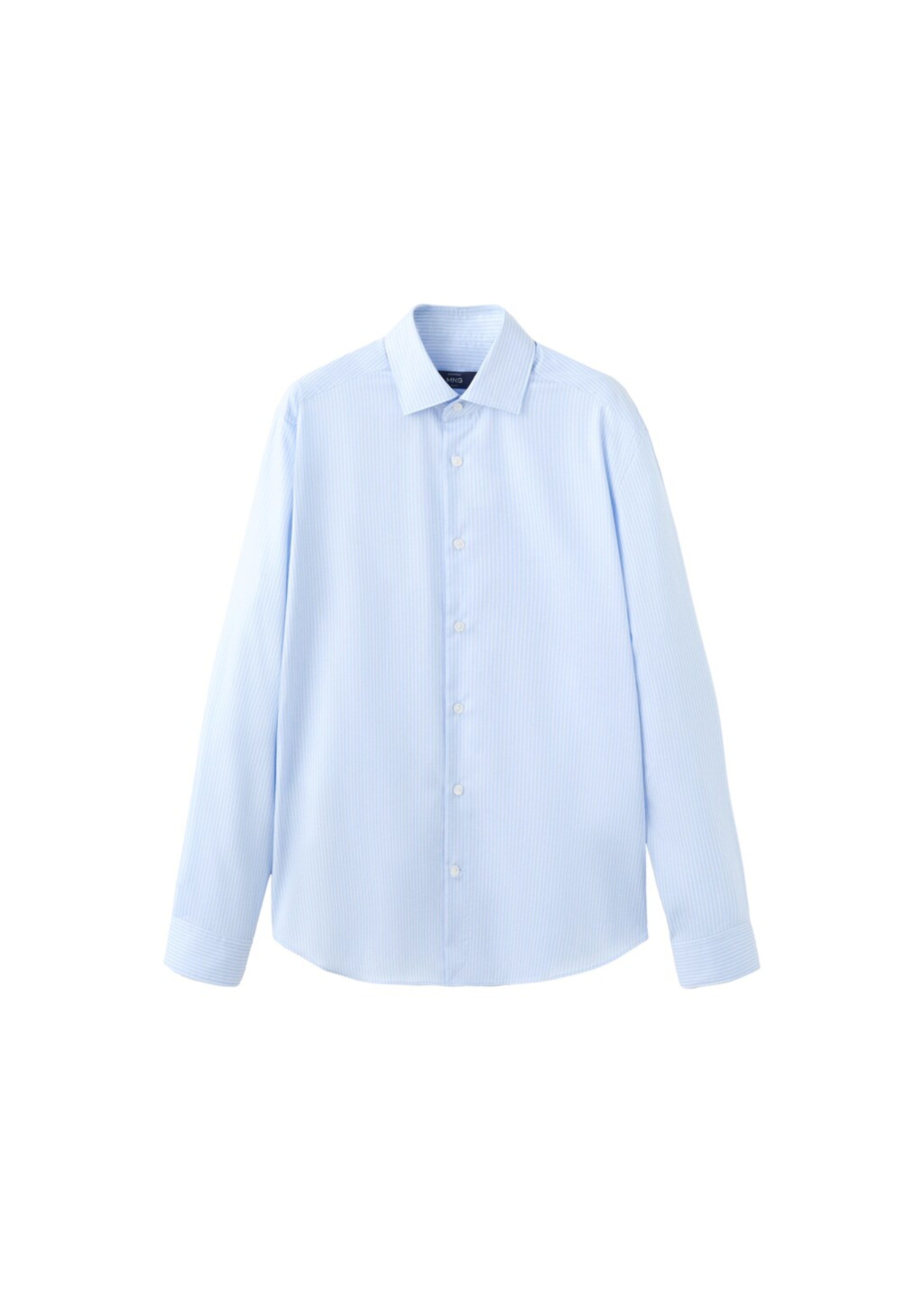 MANGO MAN Button Up Shirt 'Fer' in Pastel blue / Light blue, Item view