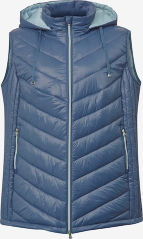 Janet & Joyce Bodywarmer in Blauw: voorkant