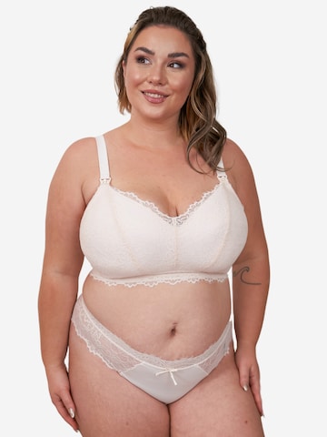 SugarShape Bralette Nursing Bra 'Sensla' in White