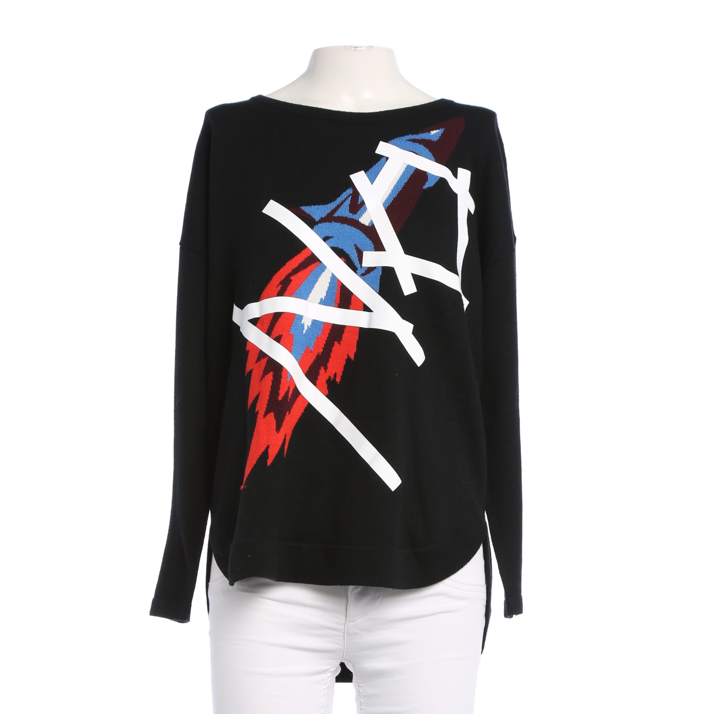 Marc Cain Pullover / Strickjacke S in Schwarz: Vorderseite