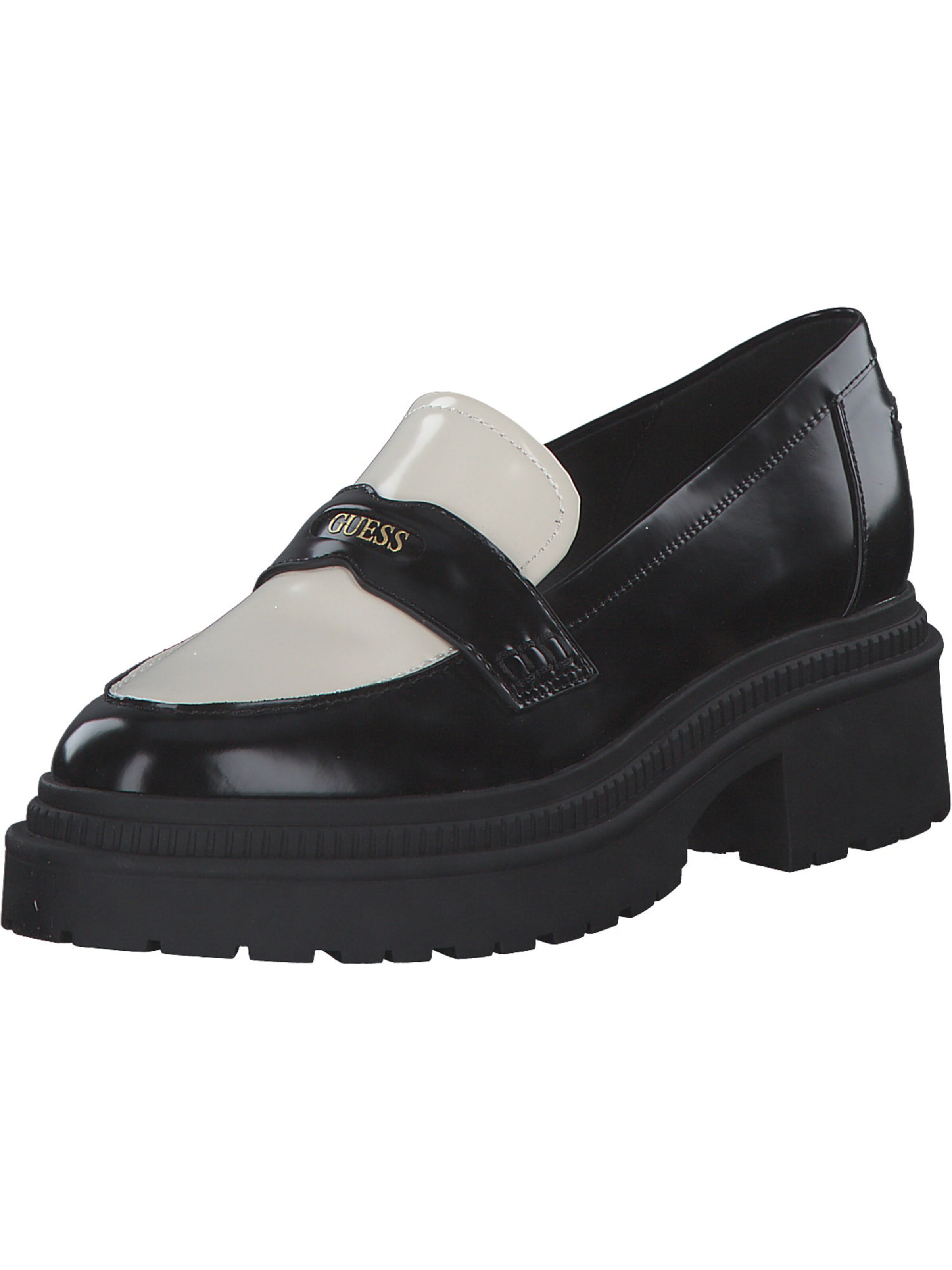 GUESS Moccasins in Black: front