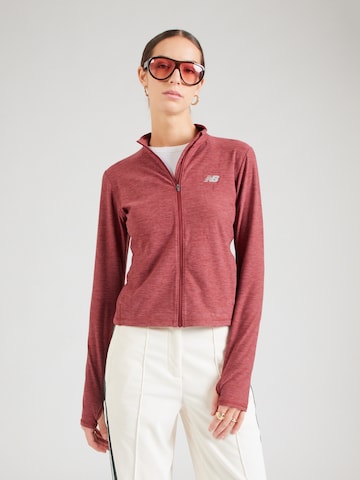 new balance Mikina – červená: přední strana