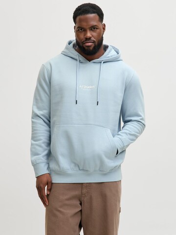 zils Jack & Jones Plus Sportisks džemperis 'JJEsoho': no priekšpuses