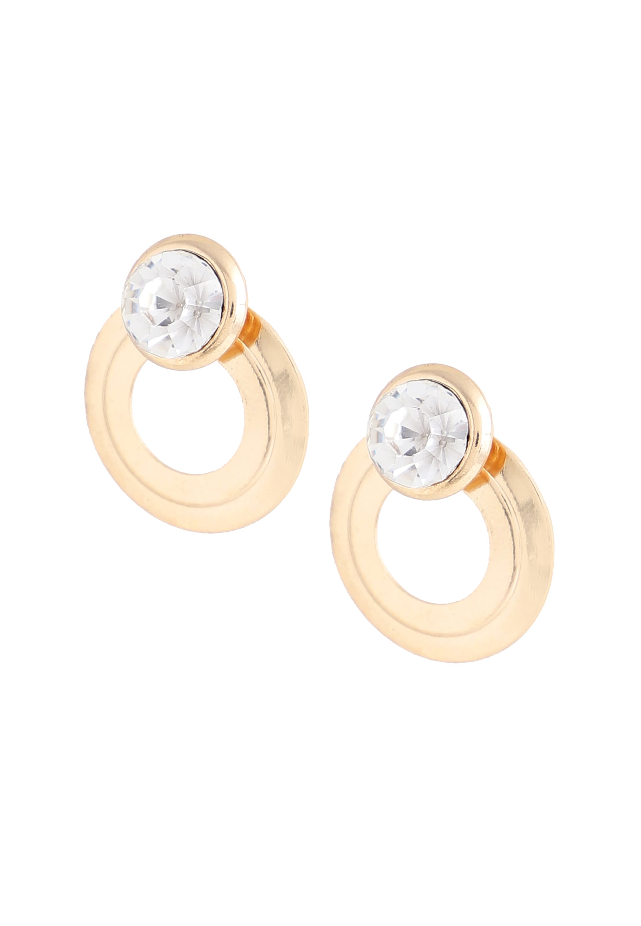 auksinė SOHI Auskarai ' Flori ': priekis