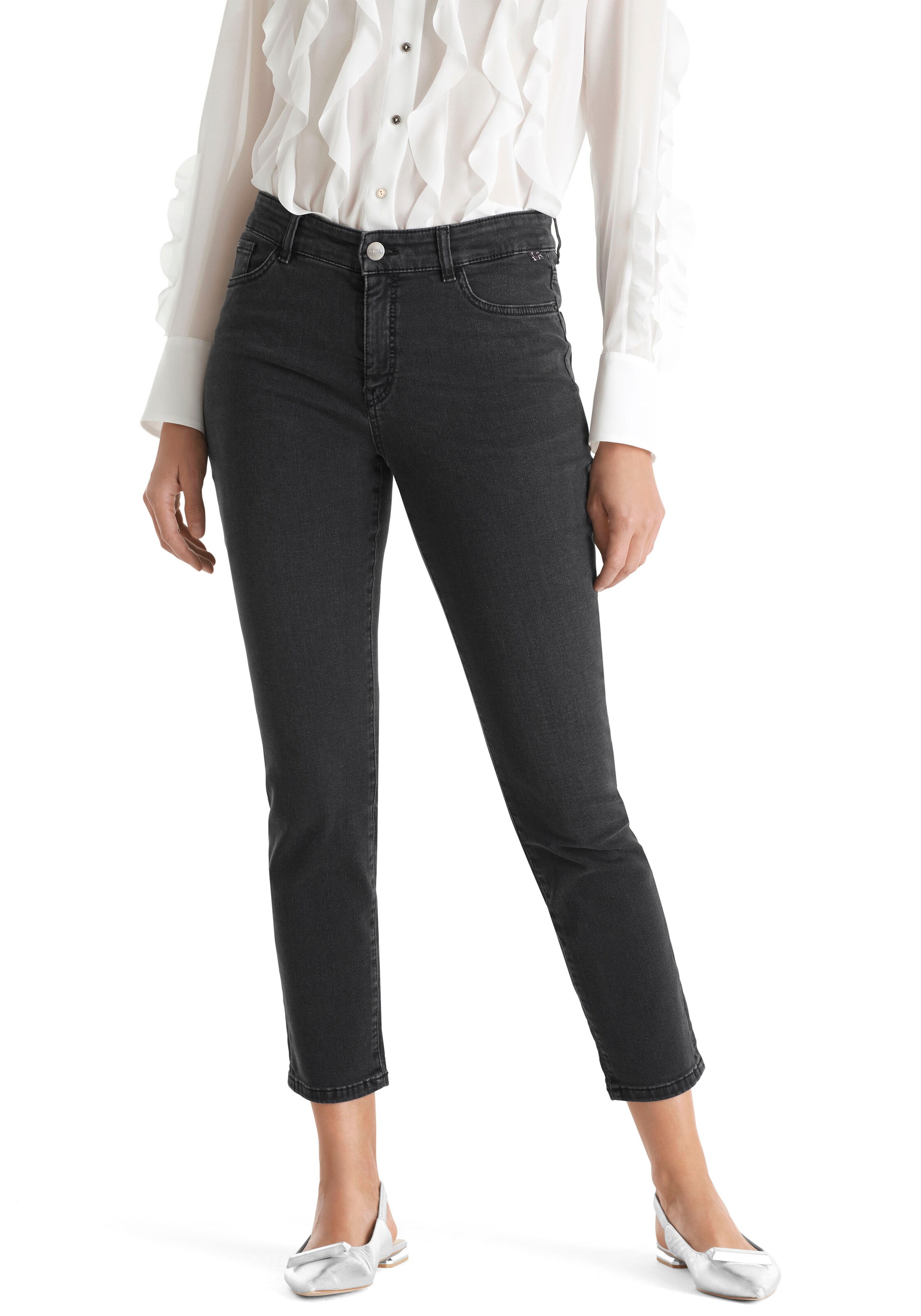 Marc Cain Slim fit Jeans in Grey: front