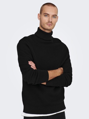 Only & Sons Sweater 'Phil' in Black