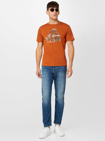 T-Shirt fonctionnel 'Sun Trek™' COLUMBIA en orange