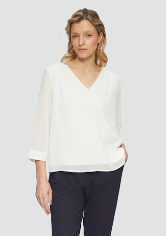 s.Oliver BLACK LABEL Bluse in Beige: Vorderseite