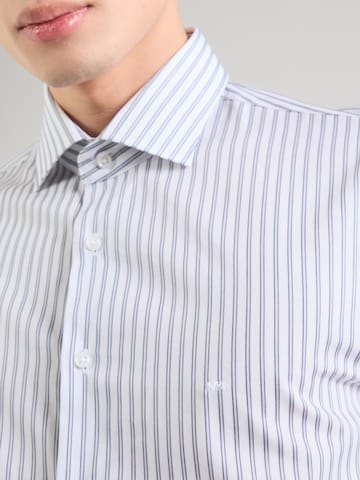 Michael Kors Средняя посадка Рубашка 'DOBBY' в Синий