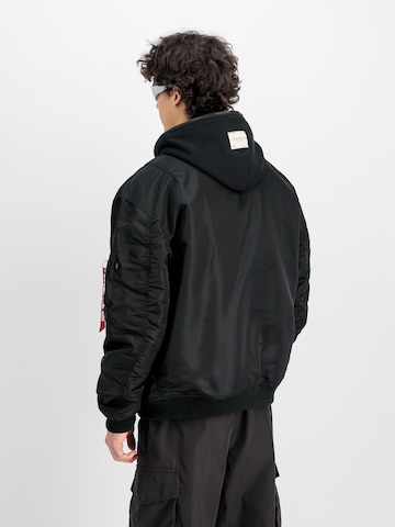 ALPHA INDUSTRIES - Chaqueta de entretiempo 'MA-1 D-Tec Studio LW' en negro
