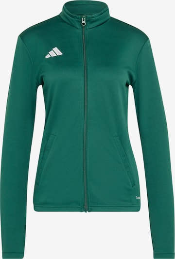 ADIDAS PERFORMANCE Sportjacke 'Entrada26' in XS in dunkelgrün / weiß, Produktansicht