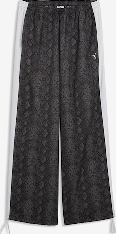 Pantalon 'T7' PUMA en noir : devant