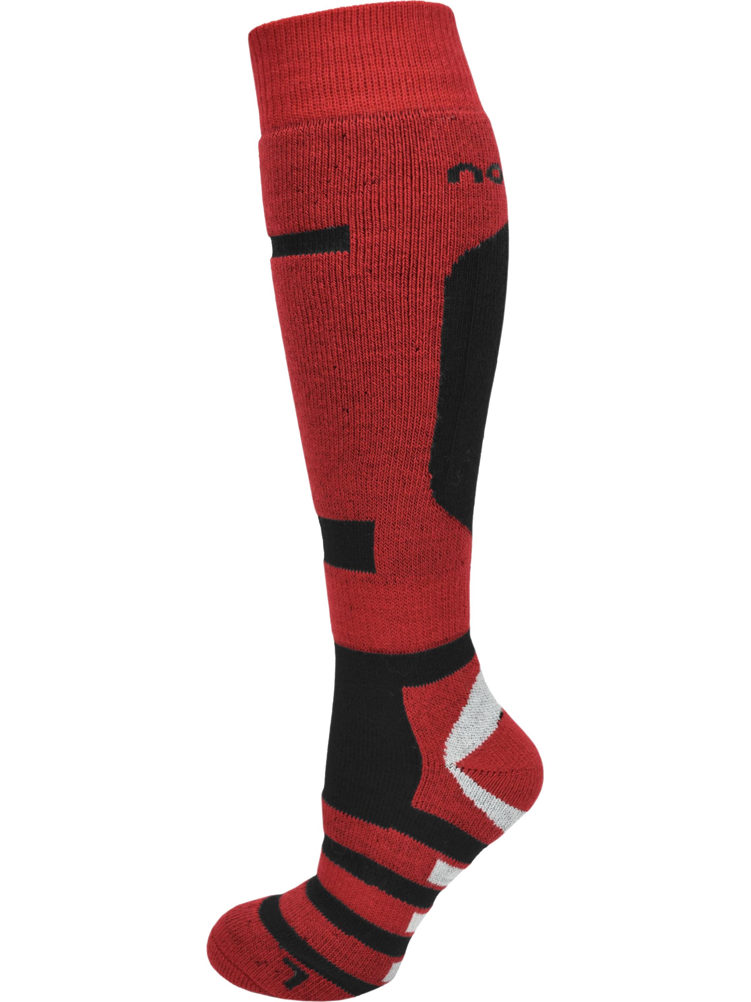 Chaussettes de sport normani en rouge : devant