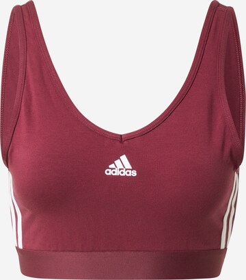 ADIDAS SPORTSWEAR Спортен сутиен в червено: отпред