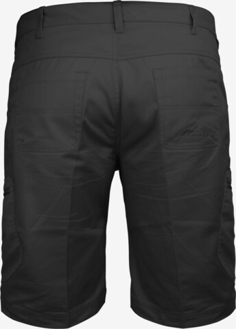 Regular Pantalon outdoor 'Valley ' normani en noir