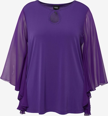 Ulla Popken Shirt in Lila: voorkant