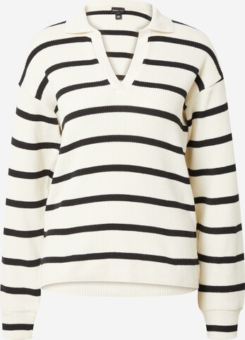 River Island Sweater in White: front