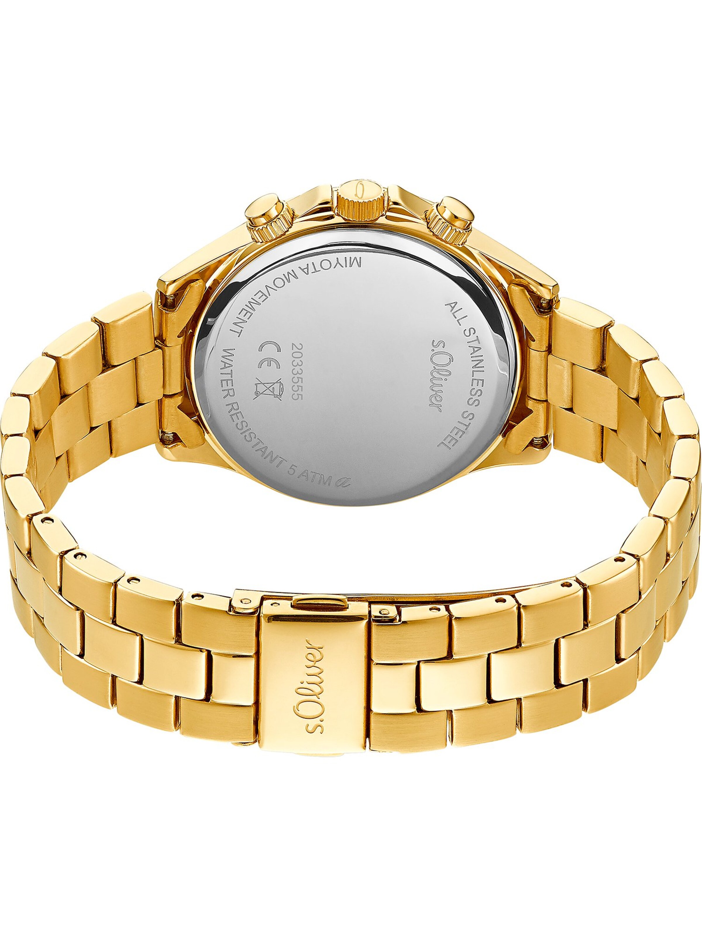 s.Oliver Analog Watch in Gold