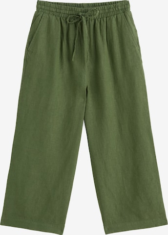 Seasalt Cornwall Loosefit Housut 'Tide Flow' värissä vihreä: etupuoli