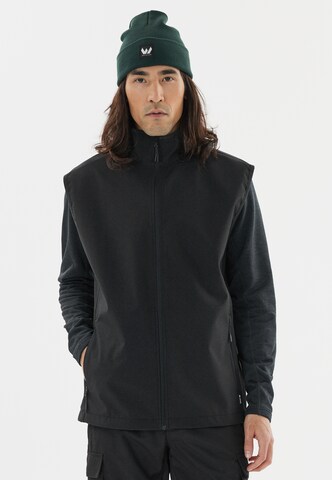 Whistler Vest 'Lango' in Black: front