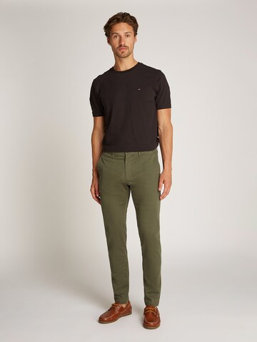TOMMY HILFIGER Slimfit Chino '1985 BLEECKER' in Groen