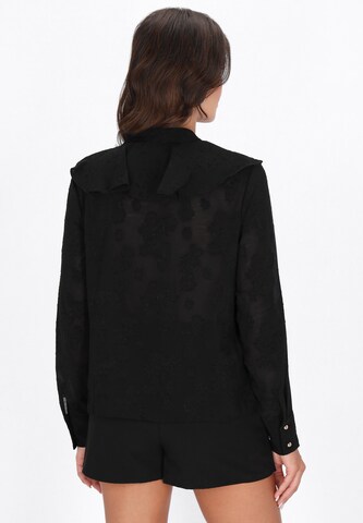 Chemisier faina en noir