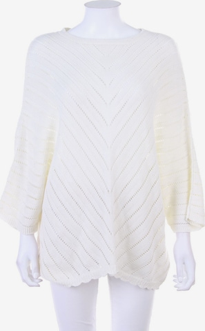 BROADWAY NYC FASHION Sweater & Cardigan in XL in White: front