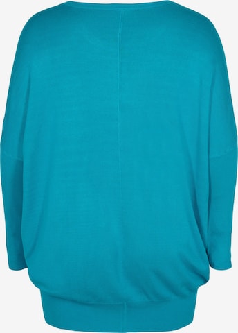 Zizzi Sweater 'CARRIE' in Blue