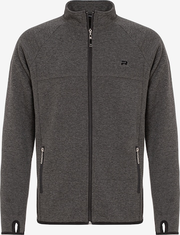 Redbridge Zip-Up Hoodie 'Carlisle' in Grey: front