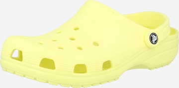 Crocs Clogs in Yellow: front