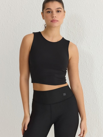 Haut Trendyol en noir : devant