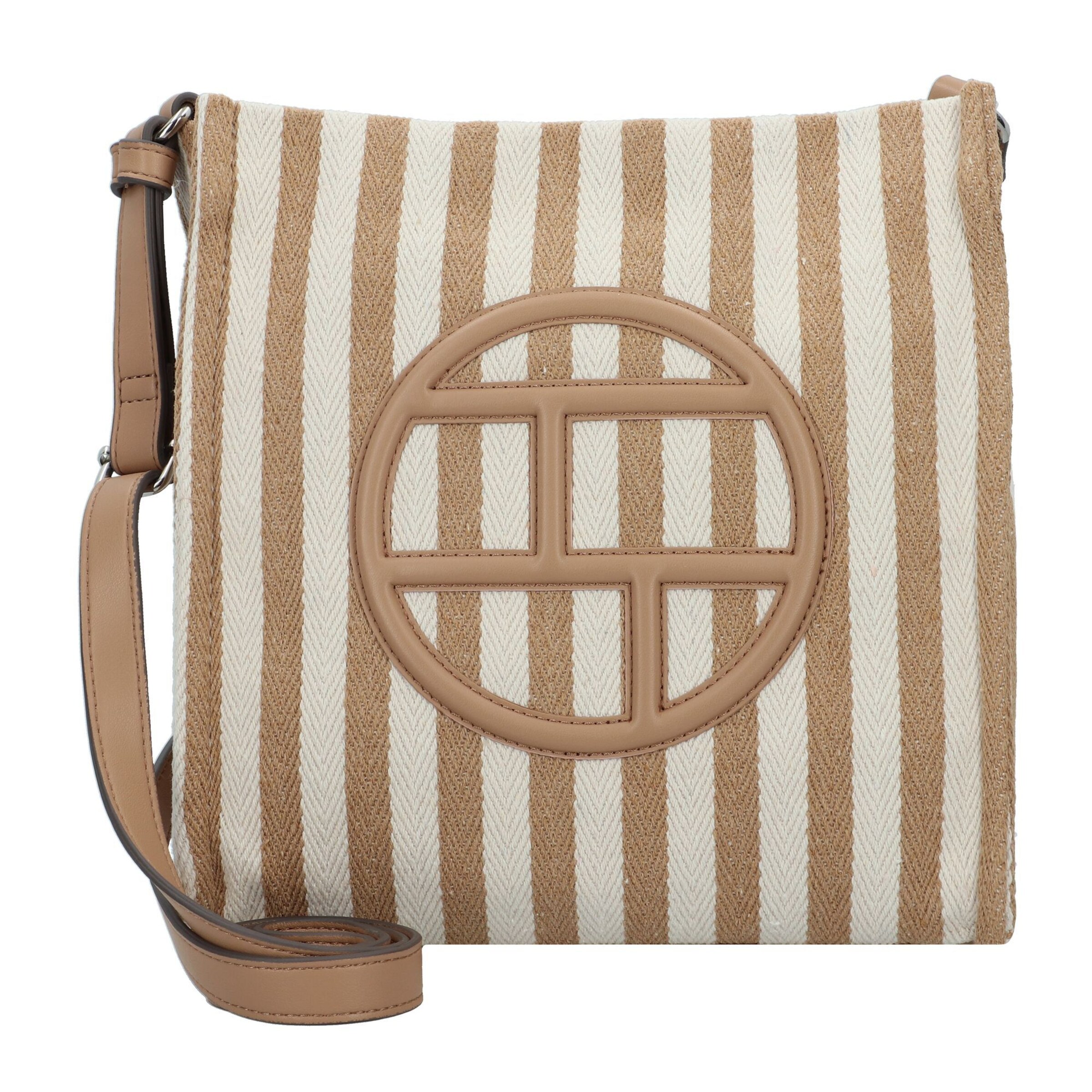 TOM TAILOR Schoudertas 'Romy' in Bruin: voorkant