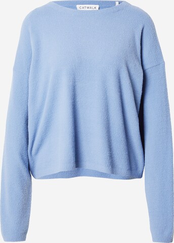 Pull-over CATWALK JUNKIE en bleu : devant