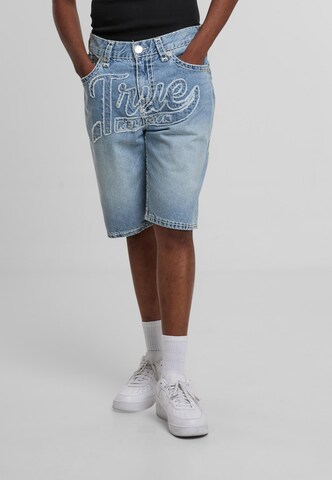 True Religion Regular Shorts 'Bobby Super Y' in Blau