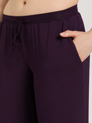 Pantalon de pyjama 'Natural Elegance' Hanro en violet