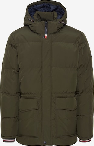 FQ1924 Winterparka 'Fqjacob' in Groen: voorkant