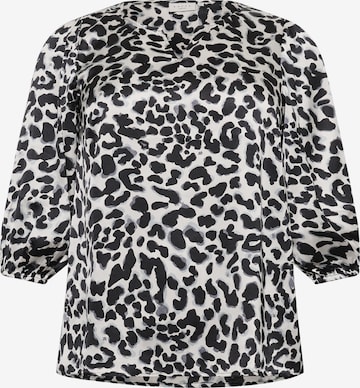 KAFFE CURVE - Blusa em preto: frente