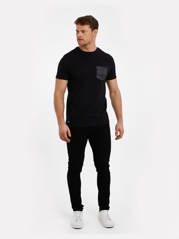 Threadbare Shirt 'Milio' in Black