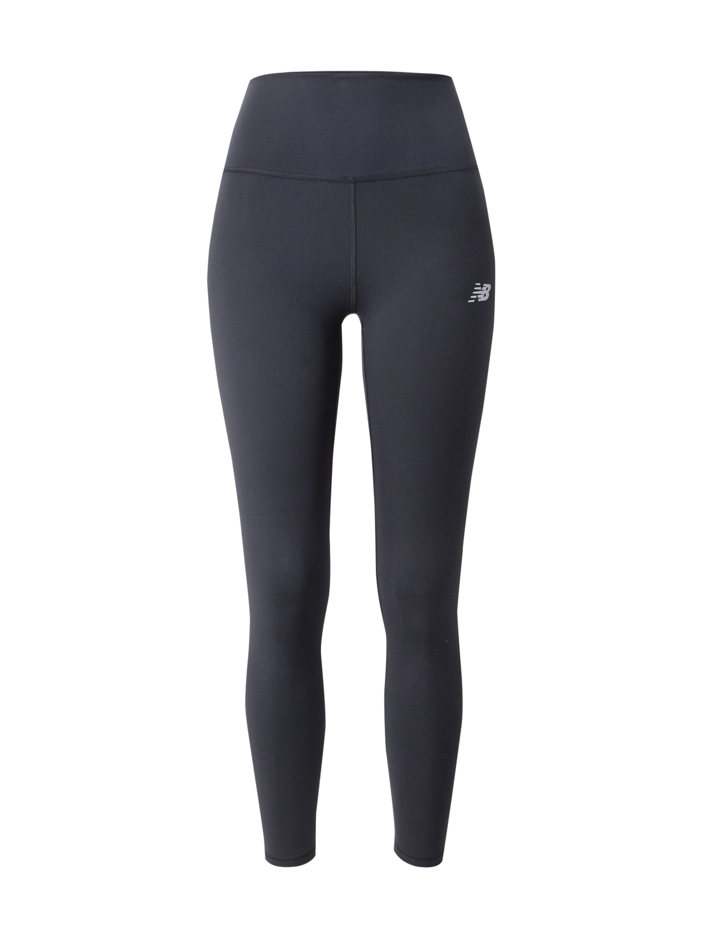 new balance Skinny Sporthose in Schwarz: Vorderseite