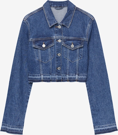 Pull&Bear Veste mi-saison en bleu denim, Vue avec produit