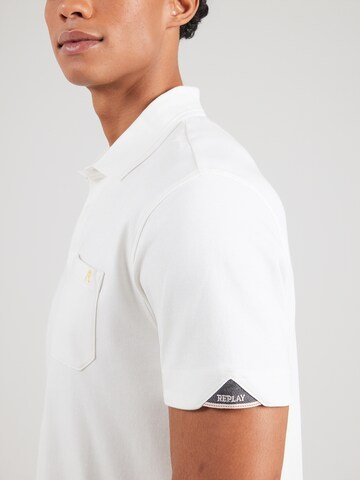 REPLAY Koszulka w kolorze biały