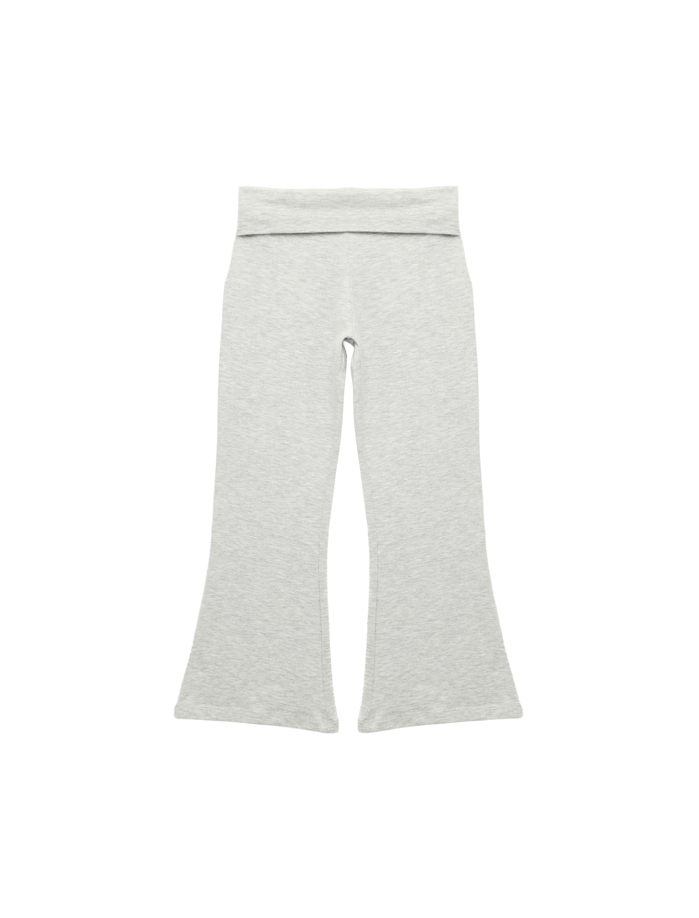 Koton Flared Pants in Grey: front
