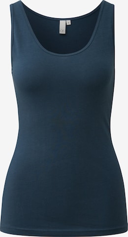 QS Top in Blau: Vorderseite