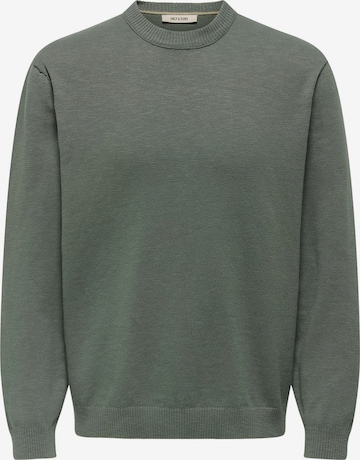 Only & Sons Pullover 'ONSGame' in Grau: Vorderseite