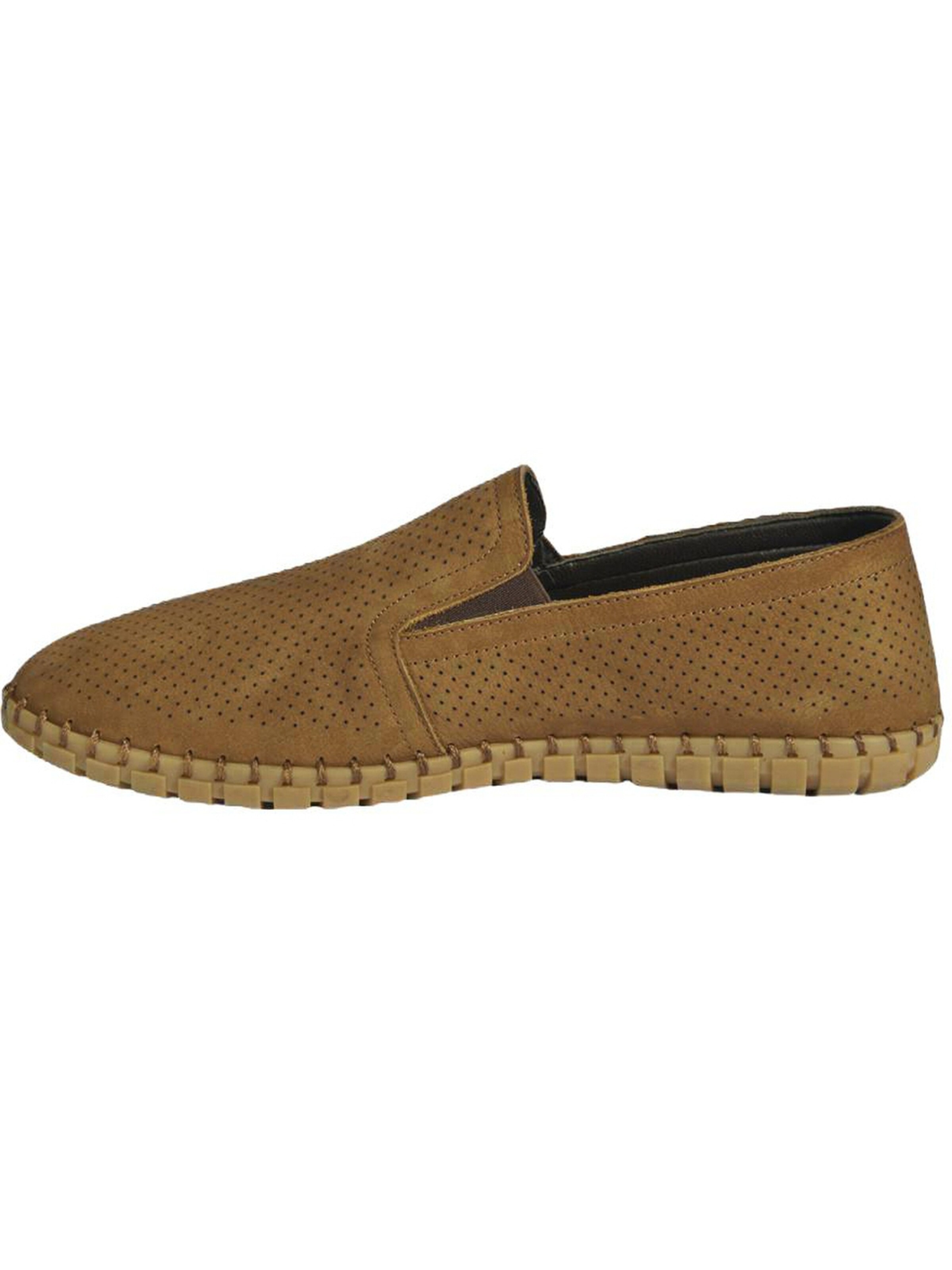 Desa Classic Flats 'Slip-Ons' in Brown