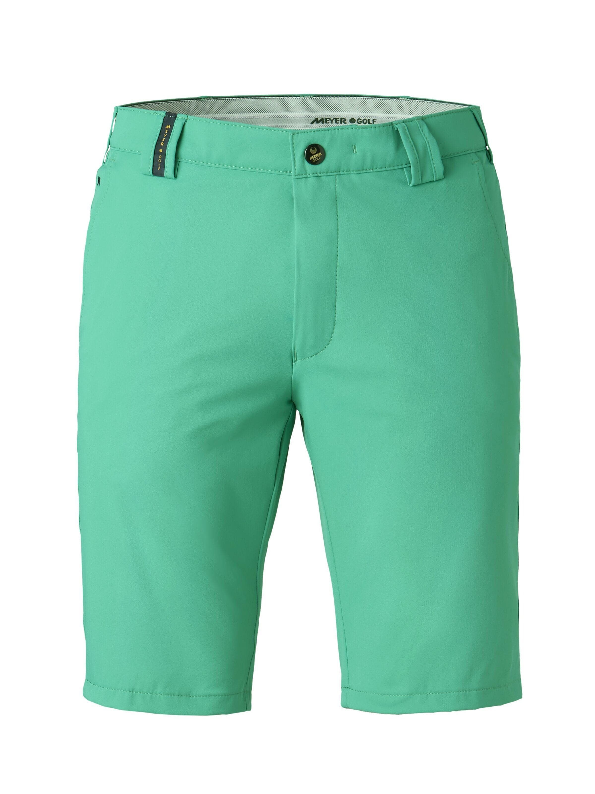 MEYER Slimfit Sportbroek in Groen: voorkant
